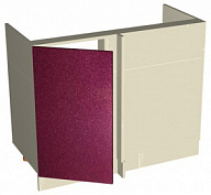 Стол рабочий РСУ-100 Шанталь 2, рубин металлик, размер 1000х846х600 мм, Мебель Маркет