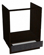 Шкаф для духовки РШД-1 Арабика, венге/шел венге, размер 600х843х600 мм, Мебель Маркет