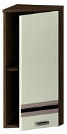 Шкаф-антресоль ШАЗ-30 правый Арабика, венге/шелк жемчуг, размер 300х750х370 мм, Мебель Маркет
