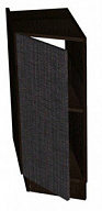 Стол рабочий РСЗ-30 Арабика левый, венге/шелк венге, размер 300х843х600 мм, Мебель Маркет