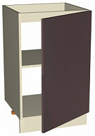 Стол рабочий РСМ-50 Шанталь 2, кофе глянец, размер 500х846х600 мм, Мебель Маркет