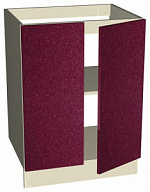Стол рабочий РСМ-60-2Д Шанталь 2, рубин металлик, размер 600х846х600 мм, Мебель Маркет