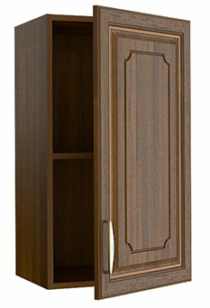 Шкаф-антресоль ША-40 Гурман 1, орех пегасо, размер 400х720х316 мм, Мебель Маркет цены в Воронеже
