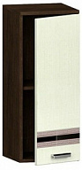 Шкаф-антресоль ША-45 Арабика, венге/шелк жемчуг, размер 450х750х370 мм, Мебель Маркет