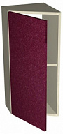 Шкаф-антресоль ШАЗ-30 Шанталь 2, рубин металлик, размер 300х720х316 мм, Мебель Маркет